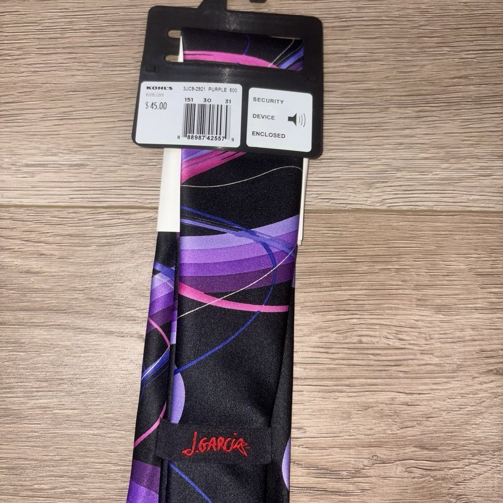 J. Garcia Collectors Edition Happy Birthday Multicolored Tie New With Tags - Picture 6 of 7